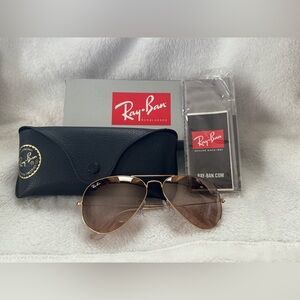 Ray Ban aviator sunglasses